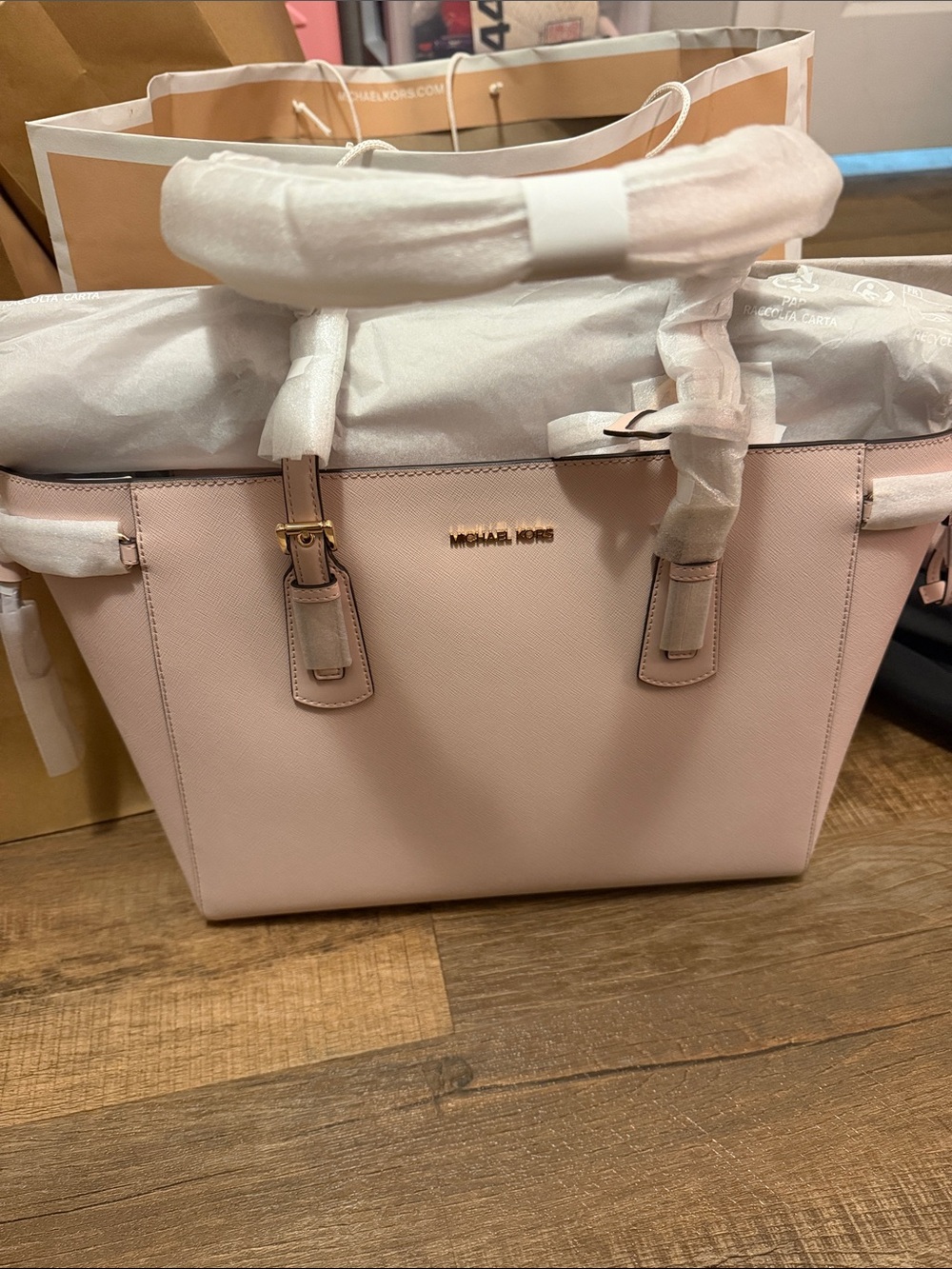 Michael Kors Blush Saffiano Leather Tote